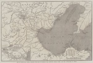 Map of North-East China, Showing the Gulf of Pechili, the Tien-Tsin (Peiho) River, and the Approaches to Pekin